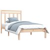 vidaXL Bed Frame without Mattress 90x190 cm Single Solid Wood