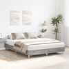 vidaXL Bed Frame No Mattress Grey Sonoma 140x200 cm Engineered Wood