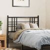 vidaXL Metal Replace Headboard Black 100cm