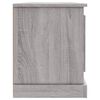 vidaXL TV Cabinet Grey Sonoma 100x35.5x45 cm Engineered Wood