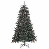 vidaXL Artificial Christmas Tree with 150 LEDs with Stand Green 150 cm