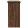 vidaXL Desk Brown Oak 80x40x75 cm Engineered Wood