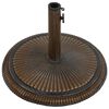 vidaXL Umbrella Base Bronze 45x45x30 cm Cast Iron