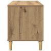 vidaXL Record Cabinet Artisan Oak 100x38x48 cm Engineered Wood