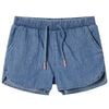 vidaXL Kids' Shorts Denim Blue 140