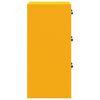 vidaXL File Cabinet with Drawer Mustard Yellow 44 x 50 x 106.5 cm