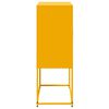 vidaXL Highboard Mustard Yellow 68.5x38.5x107 cm Steel