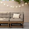 vidaXL Garden Corner Sofa Honey Brown Solid Wood Pine