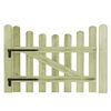 vidaXL Garden Gate Impregnated Pinewood 100x80 cm