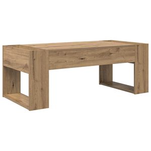vidaXL Coffee Table Artisan Oak 110 x 50 x 41 cm Engineered Wood