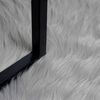 vidaXL Faux Sheepskin Rug Tafalla Grey 240 x 340 cm Polyester