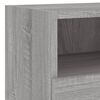vidaXL 4 Piece TV Wall Units Grey Sonoma Engineered Wood