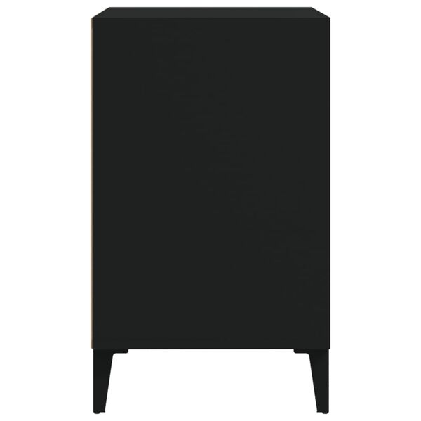 vidaXL Shoe Cabinet Black 102x36x60 cm Engineered Wood