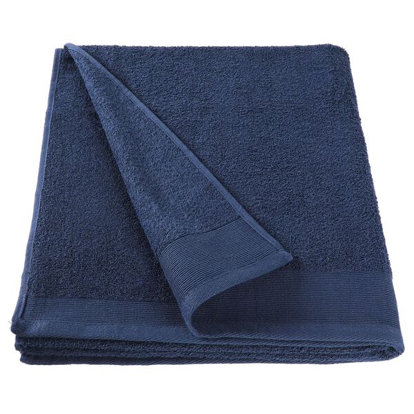 vidaXL Hand Towels 2 pcs Cotton 450 gsm 50x100 cm Navy