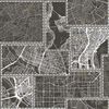 Noordwand Wallpaper Urban Friends & Coffee City Maps Black and Grey