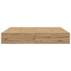 vidaXL Storage Bed Frame Artisan Oak 200 x 200 cm Engineered Wood
