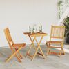 vidaXL Garden Bistro Set 3 pcs Brown Solid acacia wood