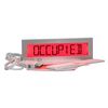 MOEDEL LED Digital Free/Occupied Sign 5x15x1.4 cm