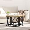 vidaXL Coffee Table Artisan Oak 80 x 80 x 42 cm