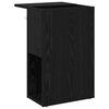 vidaXL End Table Black Oak 35 x 40 x 55 cm Engineered Wood