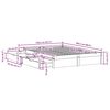 vidaXL Bed Frame without Mattress 150x200 cm King Size Solid Wood Pine
