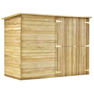 vidaXL Garden Shed House 232x110x170 cm Impregnated Pinewood