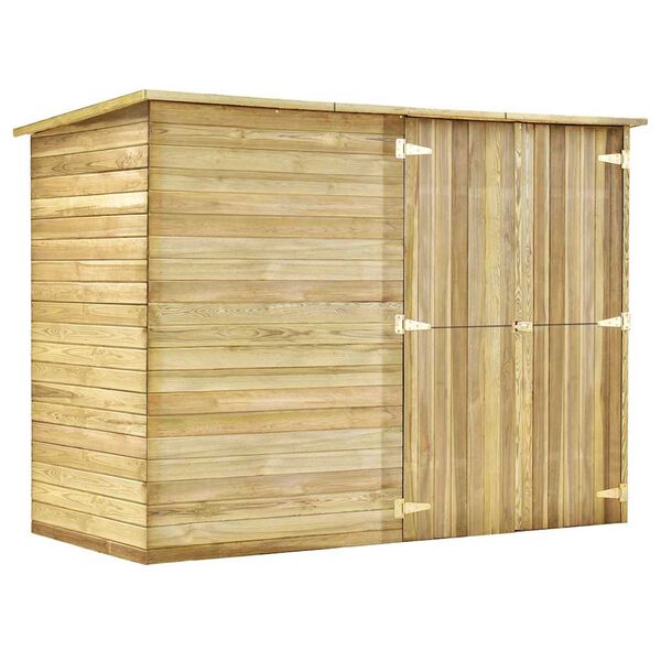 vidaXL Garden Shed House 232x110x170 cm Impregnated Pinewood