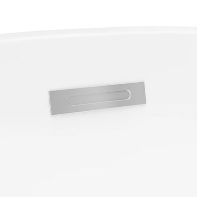 vidaXL Freestanding Bathtub White Acrylic 210 L