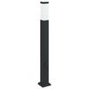 vidaXL Bollard Lights with Outlet 3 pcs 80 cm Black IP44