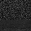 vidaXL 12 Piece Towel Set Cotton 450 gsm Black