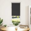 vidaXL Roller Blind Blackout Black 60x130 cm Fabric Width 55.7 cm Polyester