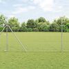 vidaXL Field Fence Grey 1.5 x 10 m Steel