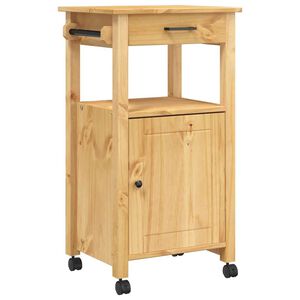 vidaXL Kitchen Trolley MONZA 48x40x88.5 cm Solid Wood Pine