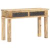 vidaXL Console Table with Drawers 120x35x75 cm Solid Mango Wood