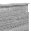vidaXL Bed Frame Grey Sonoma 180 x 200 cm Solid Pine Wood