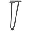 vidaXL Hairpin Legs for Coffee Table 4 pcs Anthracite 30 cm Solid Steel