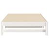 vidaXL Pull-out Day Bed without Mattress White 2x(90x200) cm