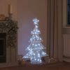 vidaXL Christmas Tree with 100 LEDs Cold white 122 cm Acrylic