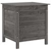 vidaXL Garden Storage Box Anthracite 50x49x56,5 cm Solid Wood Fir