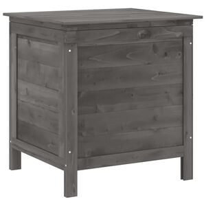 vidaXL Garden Storage Box Anthracite 50x49x56,5 cm Solid Wood Fir