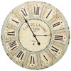 vidaXL Wall Clock | Multicoloured | MDF | Large | Decorative Inlays | Wall Clock
