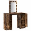 vidaXL Dressing Table Brown 102 x 33 x 135 cm Engineered Wood