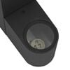 vidaXL Outdoor Wall Lights 2 pcs Black 12 x 7 x 15 cm Stainless steel