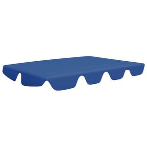 vidaXL Replacement Canopy for Garden Swing Blue 188/168x145/110 cm
