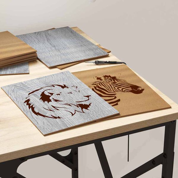 vidaXL Decor Panels 150 pcs Grey Sonoma 21 x 30 x 0.27 cm