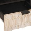 vidaXL Coffee Table with Drawer White 80 x 54 x 40 cm Solid Mango Wood