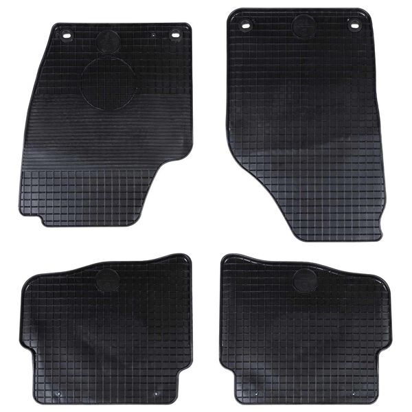 vidaXL Car Mat 4 pcs Black suitable for VW POLO 10 / 01-09 NS Rubber