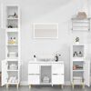 vidaXL Sink Cabinet White 80x33x60 cm Engineered Wood