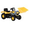 vidaXL Pedal Tractor with Excavator for Kids Yellow and Black
