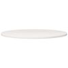 vidaXL Table Top White Ø80x2.5 cm Solid Wood Pine
